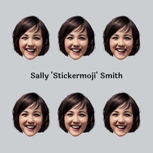 Mugshot Stickers / Face Stickers (set of 6)